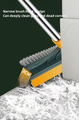 3 In 1 Cleaning Brush Cleaner Brush For Cleaning Bathroom Brush With Long Handle Rotating Floor Brush Crevice Brush
