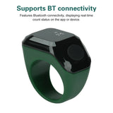 Smart App Ring Counter DC5V Portable Digital Display Bluetooth Counting Ring Time Reminder Wearable Prayer Bead Counter