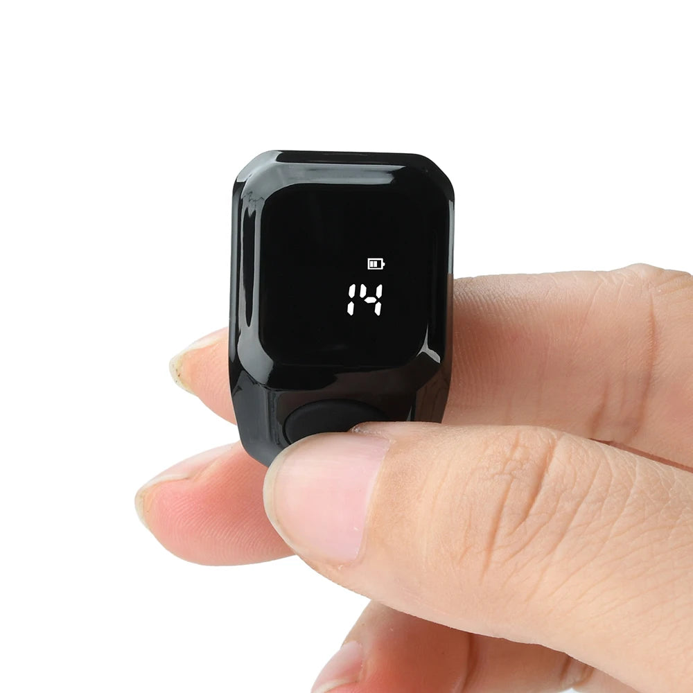 Smart App Ring Counter DC5V Portable Digital Display Bluetooth Counting Ring Time Reminder Wearable Prayer Bead Counter