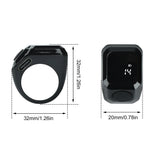 Smart App Ring Counter DC5V Portable Digital Display Bluetooth Counting Ring Time Reminder Wearable Prayer Bead Counter