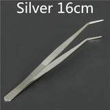 Stainless Steel Kitchen & Bar Tweezer Food Tongs Kitchen Cooking Medical Tweezer Copper/Gold/Black Plated Bar Tool