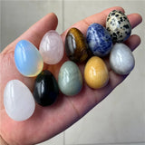 Natural Crystal Stone Egg Polished Agate Quartz Obsidian Minerale Jewelry Transfer Home Decoration Healing Craft DIY Gift Toy