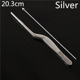 Stainless Steel Kitchen & Bar Tweezer Food Tongs Kitchen Cooking Medical Tweezer Copper/Gold/Black Plated Bar Tool
