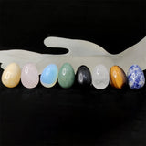 Natural Crystal Stone Egg Polished Agate Quartz Obsidian Minerale Jewelry Transfer Home Decoration Healing Craft DIY Gift Toy
