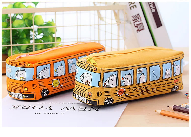 1 Pcs Colors Large Capacity Pencil Case Kawaii Pencilcase School Pen Case Supplies Pencil Bag School Box Pencils Pouch Stationer