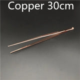 Stainless Steel Kitchen & Bar Tweezer Food Tongs Kitchen Cooking Medical Tweezer Copper/Gold/Black Plated Bar Tool