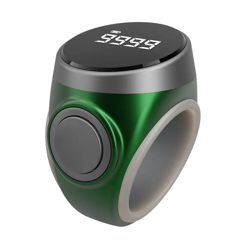 Waterproof Rechargeable Digital Counter 18/20/22mm Type-c Finger Counter Electronic Button Finger Ring Prayer Time