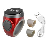 Waterproof Rechargeable Digital Counter 18/20/22mm Type-c Finger Counter Electronic Button Finger Ring Prayer Time