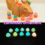 Easter Eggshell Chick Micro Landscape Decorations Glowing Easter Eggs Ornament Kids Novelty Toys Easter Decor DIY Gifts