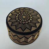 Muslim Caps For Men Clothing Tax Products Turkey Prayer Mesh Glod Hat Kippa Islamic Kufi Topi Embriodery 03295