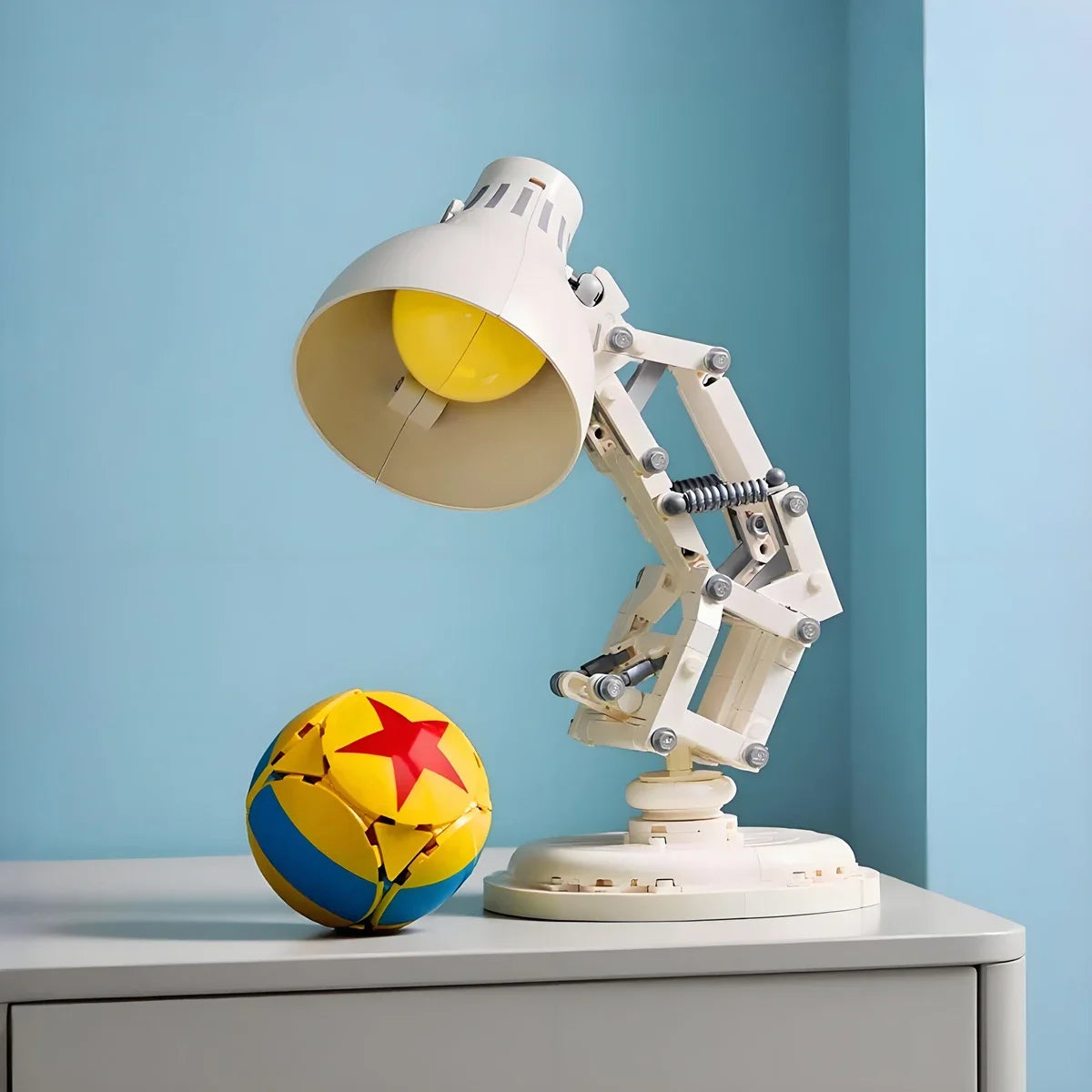 Easter Eggs Ball Table Lamp Hidden Classic Idea Bricks Model Building Blocks Toys Home Decor Set Gift