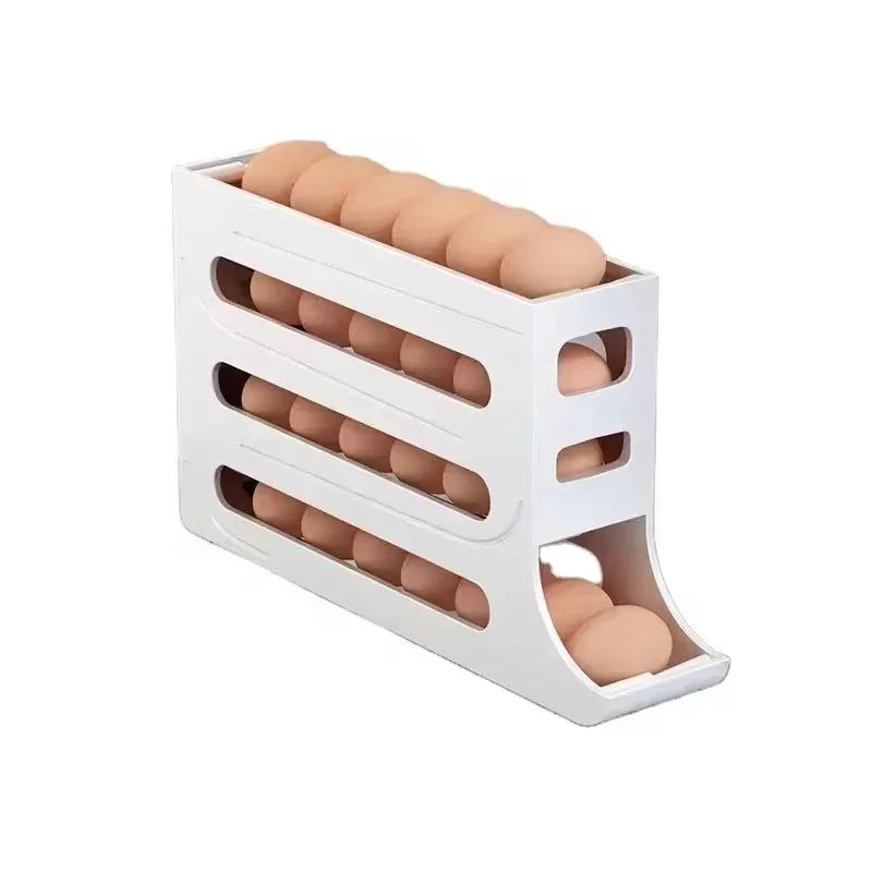 Kitchen Egg Box Storage Box Refrigerator Large Capacity Egg Storage Box Container Refrigerator Egg Organizer