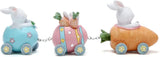 Easter Decorations Indoor Home Decor Easter Bunny Carrot Resurrection Egg Small Train Figurines Spring for Decor Gift