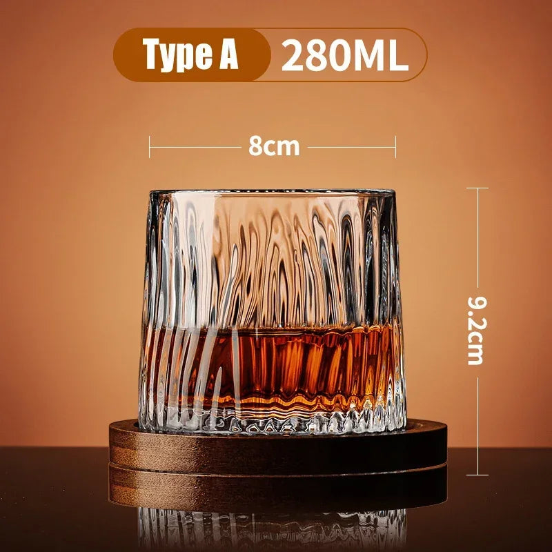 SpinBase Crystal Whiskey Tumbler