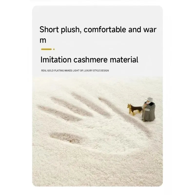 Cat paw pad soft and wear-resistant children's room foot pad cartoon bathroom absorbent floor pad imitation cashmere
