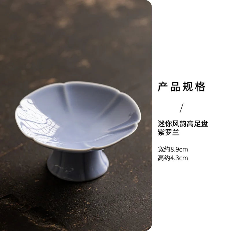 Serving Platter Decoration Modern Multipurpose Ceramic Tray Serving Plate Fruit Bowl for Fruit Dessert Cupcake Nut Family