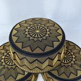 Muslim Caps For Men Clothing Tax Products Turkey Prayer Mesh Glod Hat Kippa Islamic Kufi Topi Embriodery 03295