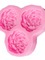 Peony Flower Silicone Molds Wedding Cupcake Topper Fondant Cake Decorating Tools Soap Resin Clay Candy Chocolate Gumpaste Moulds