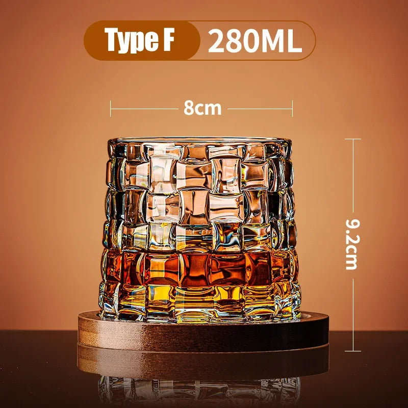 SpinBase Crystal Whiskey Tumbler