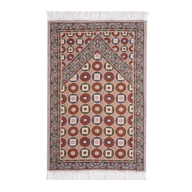 Light, portable and foldable gold gauze cotton prayer blanket Ramadan prayer blanket Islamic prayer blanket