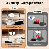 3in 1 Broom and Dustpan Set Floor Brush Long-handled Broom And Dustpan For Home Office School Dorm