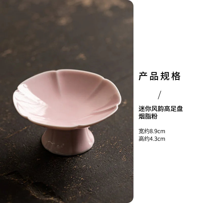 Serving Platter Decoration Modern Multipurpose Ceramic Tray Serving Plate Fruit Bowl for Fruit Dessert Cupcake Nut Family