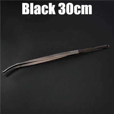 Stainless Steel Kitchen & Bar Tweezer Food Tongs Kitchen Cooking Medical Tweezer Copper/Gold/Black Plated Bar Tool