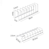 Stainless Steel Dish Draining Rack Multipurpose Silver Plates Storage Rack Space Saving Bowls Plates Drainer Holder Kitchen