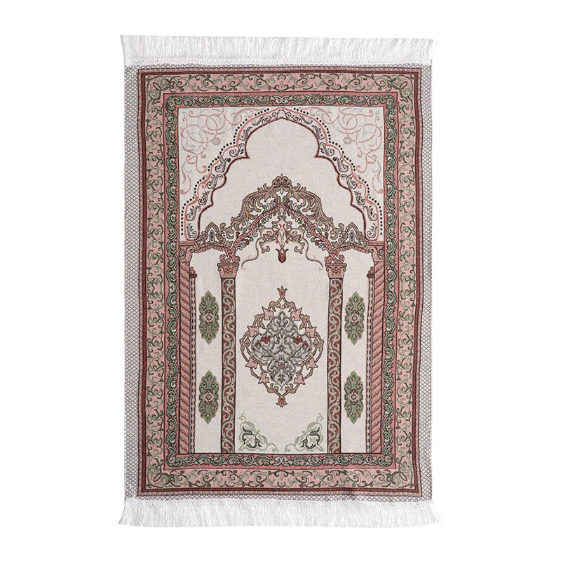 Light, portable and foldable gold gauze cotton prayer blanket Ramadan prayer blanket Islamic prayer blanket