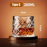 SpinBase Crystal Whiskey Tumbler