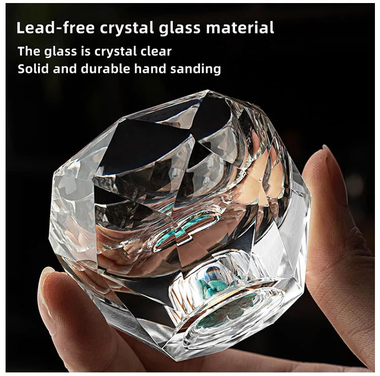 Diamond Faced Shot Glasses