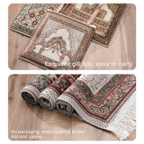 Light, portable and foldable gold gauze cotton prayer blanket Ramadan prayer blanket Islamic prayer blanket