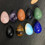 Natural Crystal Stone Egg Polished Agate Quartz Obsidian Minerale Jewelry Transfer Home Decoration Healing Craft DIY Gift Toy