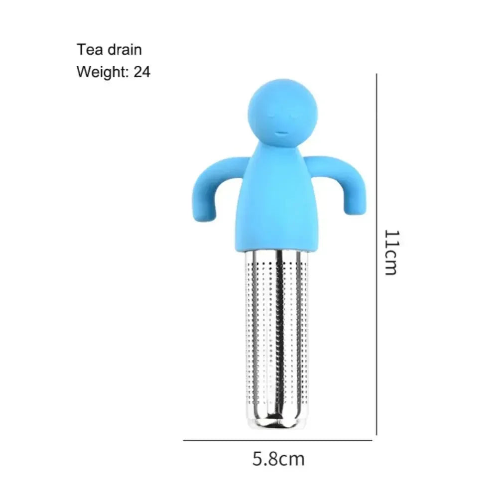 Stainless Steel Tea Infuser Kitchen Accessory Household Use Reusable Metal Makeup Brushes  Massage Kitchen Dining Bar Garden