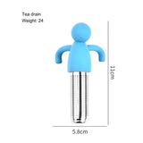 Stainless Steel Tea Infuser Kitchen Accessory Household Use Reusable Metal Makeup Brushes  Massage Kitchen Dining Bar Garden