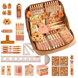 Capybara Stationery Set Abundant Cute Back-to-school Gift Kit Pencil Case Study Stationery for Students Large Capacity Gift Box