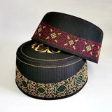 Muslim Caps For Men Colthing Prayer Hat Kufi Islamic Tax Products Kippa Hijab Saudi Arabia Jewish Embroidery 03122