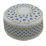 2023 New Muslim Prayer Hats Breathable Headware Kufi Hat Men Islam Skull Cap Ramadan Eid Gift Embroidery Man Hat