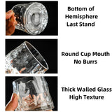 Classic WoodBase Rotatable Whiskey Glass