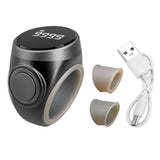 Waterproof Rechargeable Digital Counter 18/20/22mm Type-c Finger Counter Electronic Button Finger Ring Prayer Time