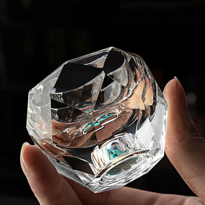 Diamond Faced Shot Glasses