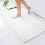 Homaxy New Chenille One Thick And Three Fine Floor Mat Indoor Non Slip Doormat Dirt Trap Absorbs Water Comfortable Bathroom Mats