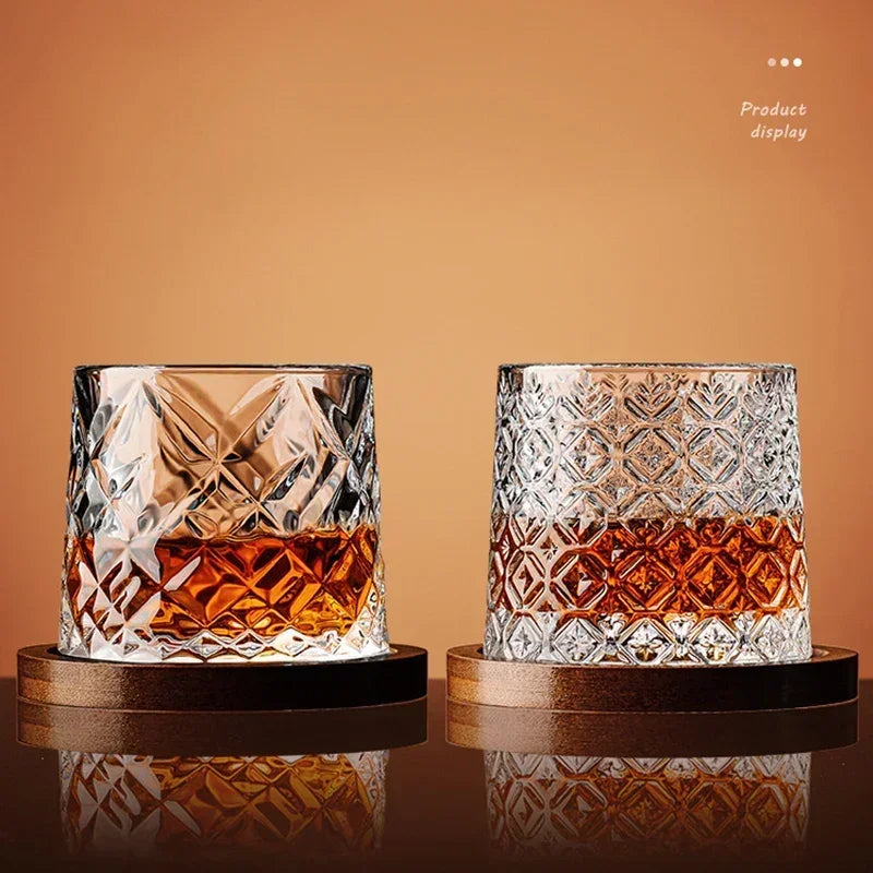 SpinBase Crystal Whiskey Tumbler