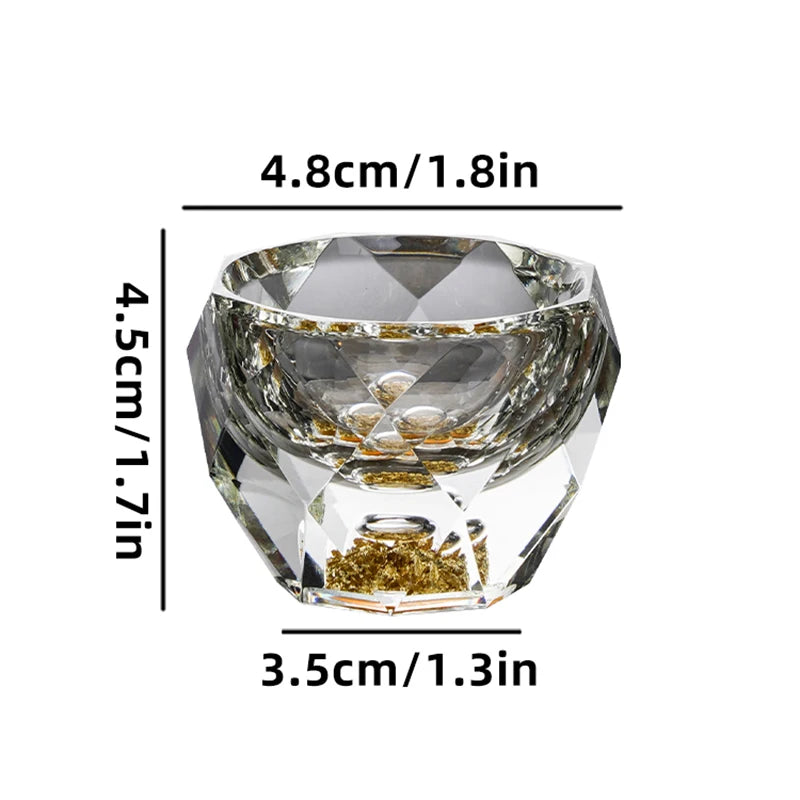 Diamond Faced Shot Glasses