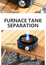 BISINNA 4000W High-power Infrared Stove Portable Lightweight Gas Burner Split Type Stove Outdoor Camping Supplies Picnic Hiking