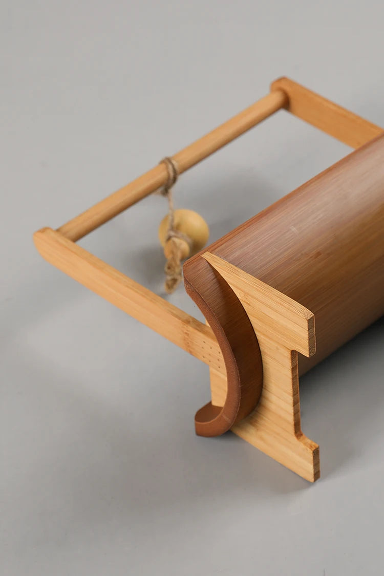 Vintage Bamboo Fruit Tray Chinese Style Tea Snack Basket Elegant Nut Dish Compact Dessert Storage Basket