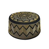 Muslim Caps For Men Clothing Tax Products Turkey Prayer Mesh Glod Hat Kippa Islamic Kufi Topi Embriodery 03295