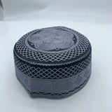 2023 New Muslim Prayer Hats Breathable Headware Kufi Hat Men Islam Skull Cap Ramadan Eid Gift Embroidery Man Hat