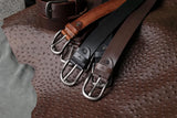 Casual Men's Leather Belt - 40mm